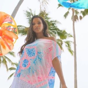 Lilly Pulitzer Sole Sea Urchin Jasmine Caftan
